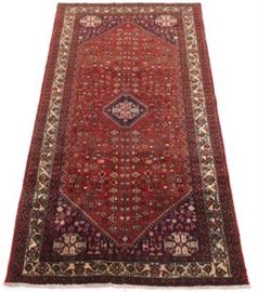 SemiAntique Fine HandKnotted Abadeh Pictorial Carpet