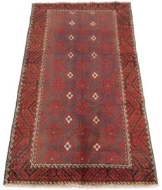 SemiAntique Fine HandKnotted Balouch Carpet 