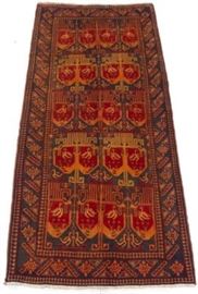 SemiAntique Fine HandKnotted Heriz Armorial Pictorial Carpet 