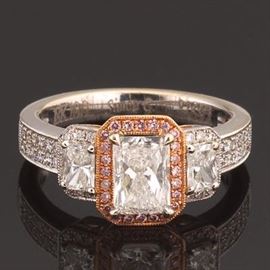 Simon G Ladies Diamond Ring 
