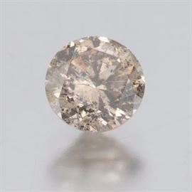 Unmounted 2.58 Carat Round Cut Diamond 
