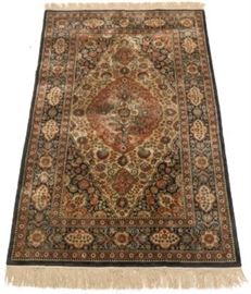 Very Fine Silky HandKnotted Tabriz Carpet 
