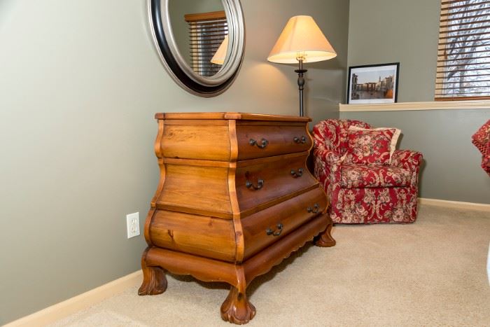 Unique wood dresser,