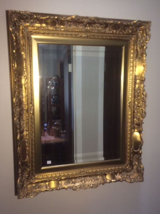 large gilt mirror