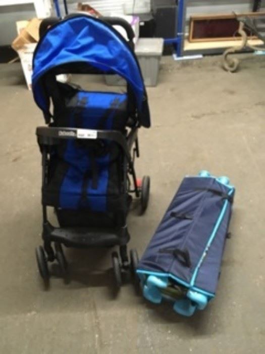  Baby Stroller and Fold Up Play Pen