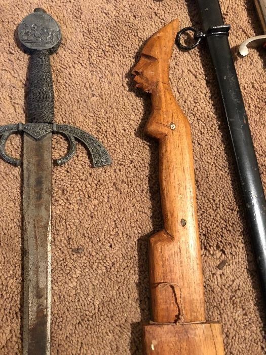 The 2 swords on the right sold the 1st day