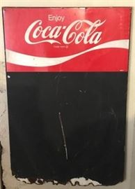 Vintage Metal Coke Sign
