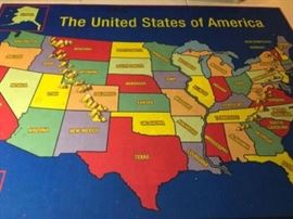 Large U.S.A. Rug
