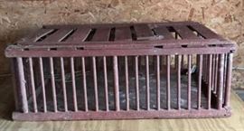 Wooden Chicken Crate