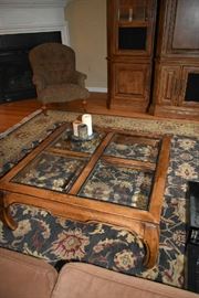 COFFEE TABLE (RUG NOT FOR SALE)