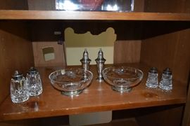 WATERFORD SALT/PEPPER, STERLING