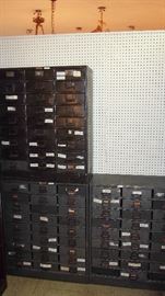 Vintage Metal Storage Cabinets and Shelving