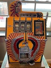 War Eagle reproduction slot machine