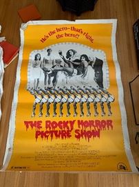 Vintage large Rocky Horror Picture Show movie poster