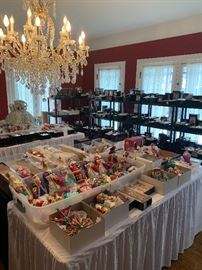 The Radko Ornament room. An entire room devoted to a huge collection of fine glass Christopher Radko ornaments.