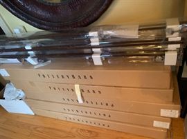 Unopened pottery barn shelving