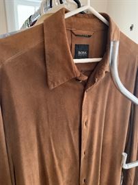 Men's designer shirts, pants, and suits