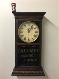Calumet Baking Powder Wall Clock
