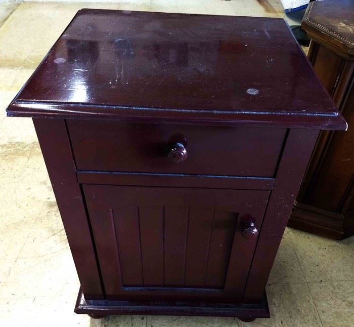 Wood Cabinet/Lamp Table