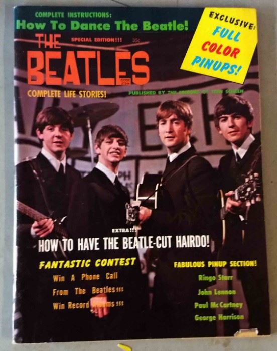 Original 1960s Beatles Teen Magazine