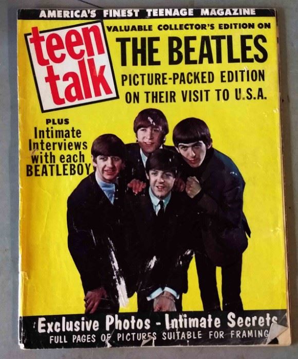 Original 1960s Beatles Teen Magazine