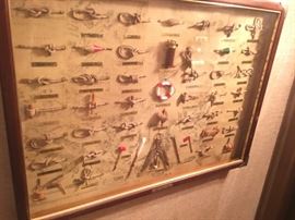Nautical knot framed display