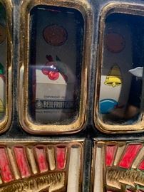 Close up of War Eagle slot machine