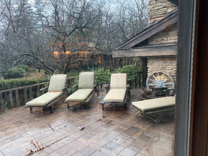 Outdoor furniture, needs TLC but great bones