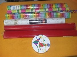 Huge Lot of Christmas Wrapping Paper