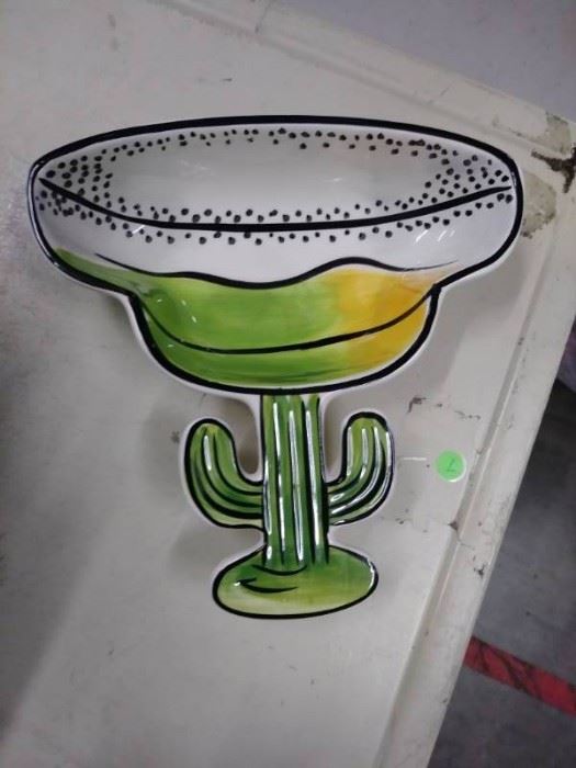 4 Piece Margarita glass shaped Bowls