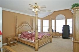 French Giverny Collection King Four Poster Bed