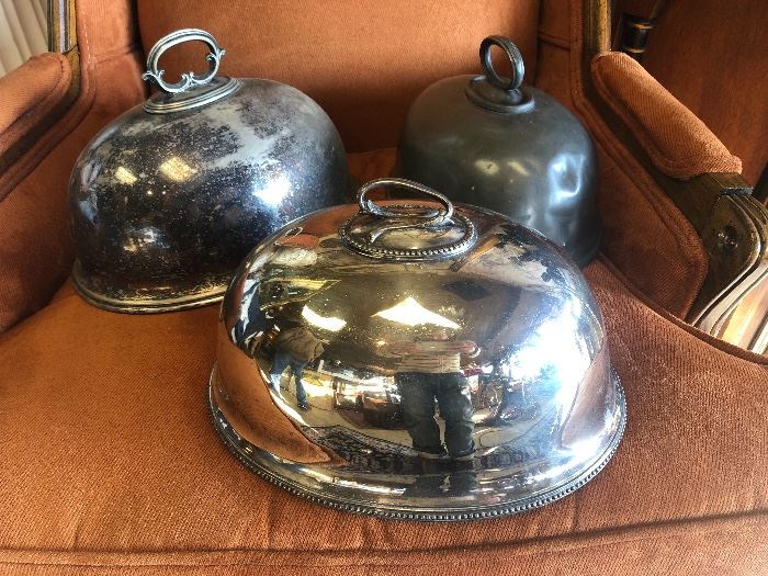 Antique English Meat Domes