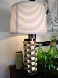 Two Metal  Modern Lamps