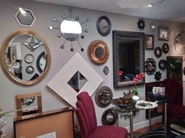 Various Size and Shaped  Mirrors 