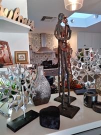 Metal Art Human Sculptures and Art Forms