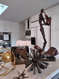 Metal Art Human Sculptures and Art Forms