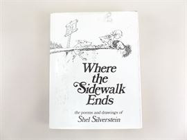 First Edition "Where The Sidewalk Ends" Hardcover Book
