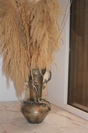 Decorative Pitcher and Dried Arrangement