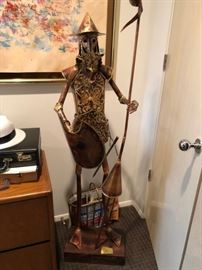 Signed Don Quixote Sculpture