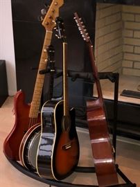 Guitars and Banjo