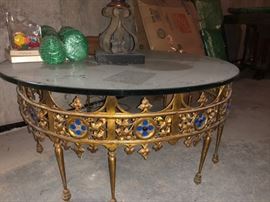Ornate Round Table 