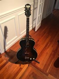 7 Quality Electric Guitars including: 2 Gibson, Carl Robeli, 2 Epiphone, Burns London, Dan Electro