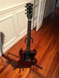 7 Quality Electric Guitars including: 2 Gibson, Carl Robeli, 2 Epiphone, Burns London, Dan Electro