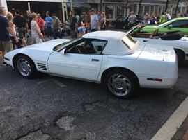 Corvette: 40th Anniversary, 34,000 miles, Mint. White on White  New Battery, New Tires, Mint Condition inside and out ...well loved! Always garaged