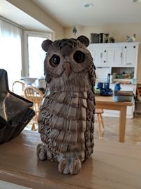Mid Century Clarence Cameron owl sculpture