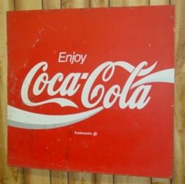 35" Metal Enjoy Coca-Cola Sign