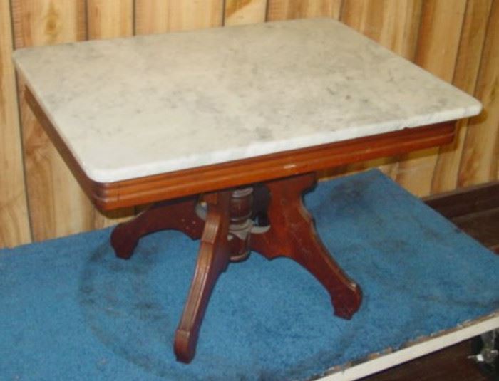 Victorian Marble Top Coffee Table