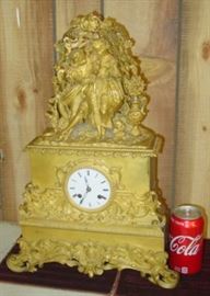 1850's - 1860's Metal French Clock