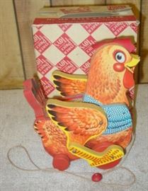 Vintage Katy Kackler Pull Toy w/Original Box