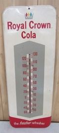 1961 - 25" Metal Royal Crown Cola Thermometer